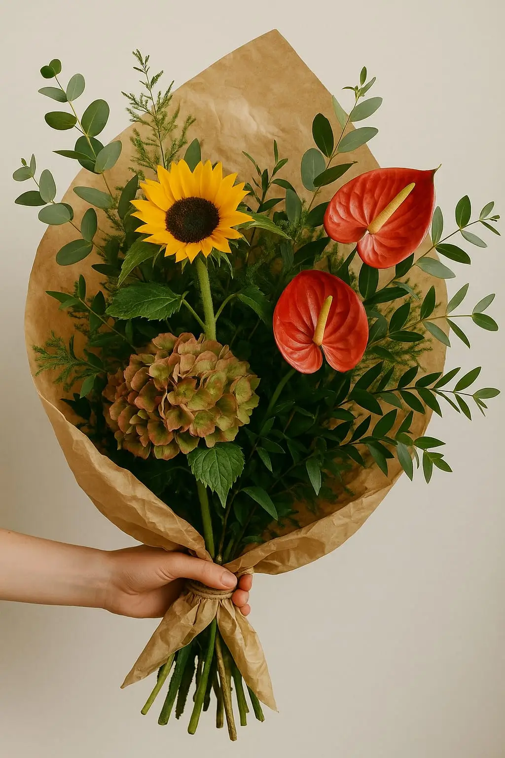 Decoración floral para evento corporativo elegante