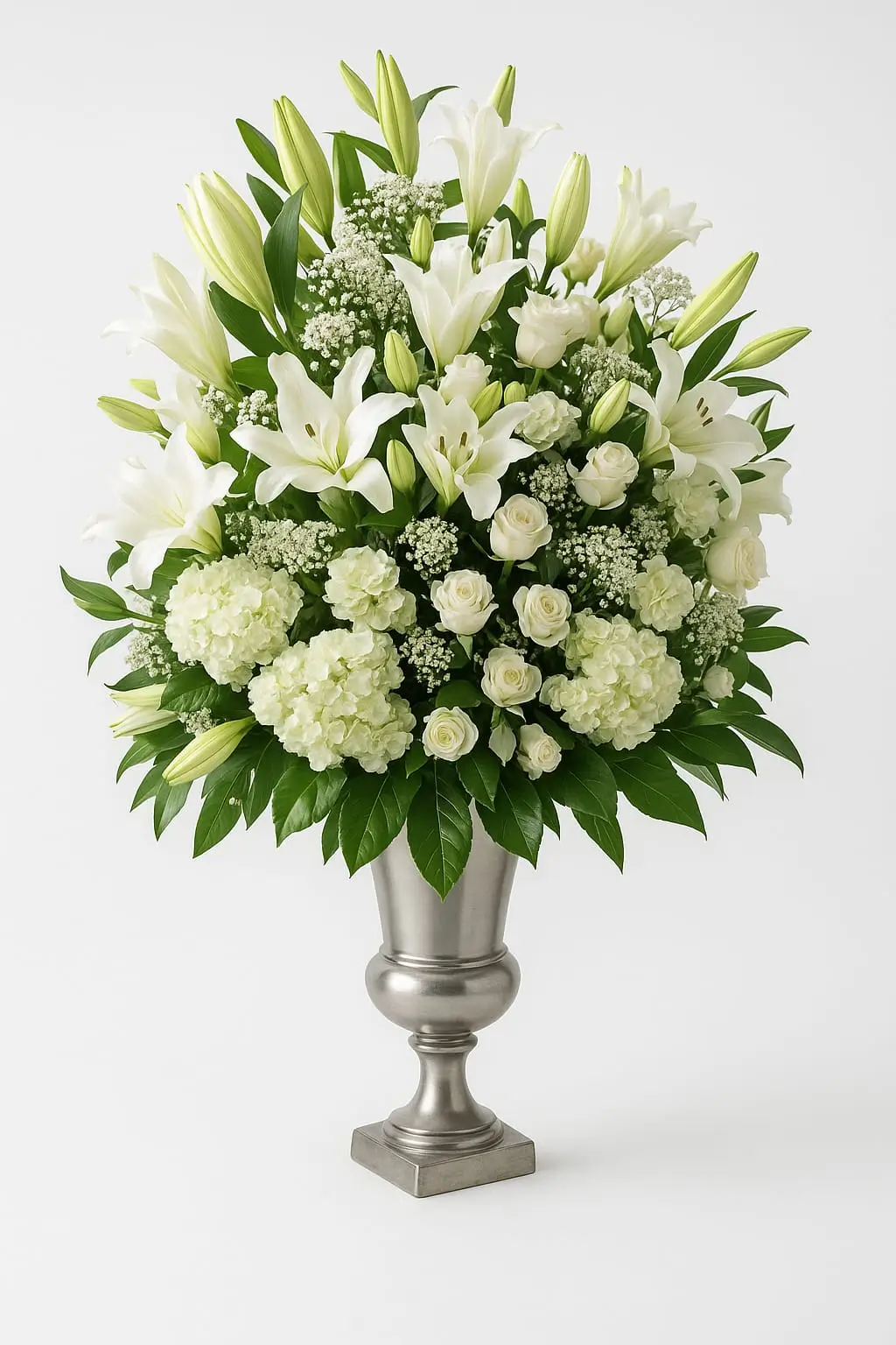 Centro floral funerario para ceremonia de despedida