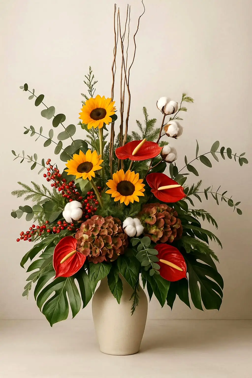 Decoración floral para evento con diseño personalizado