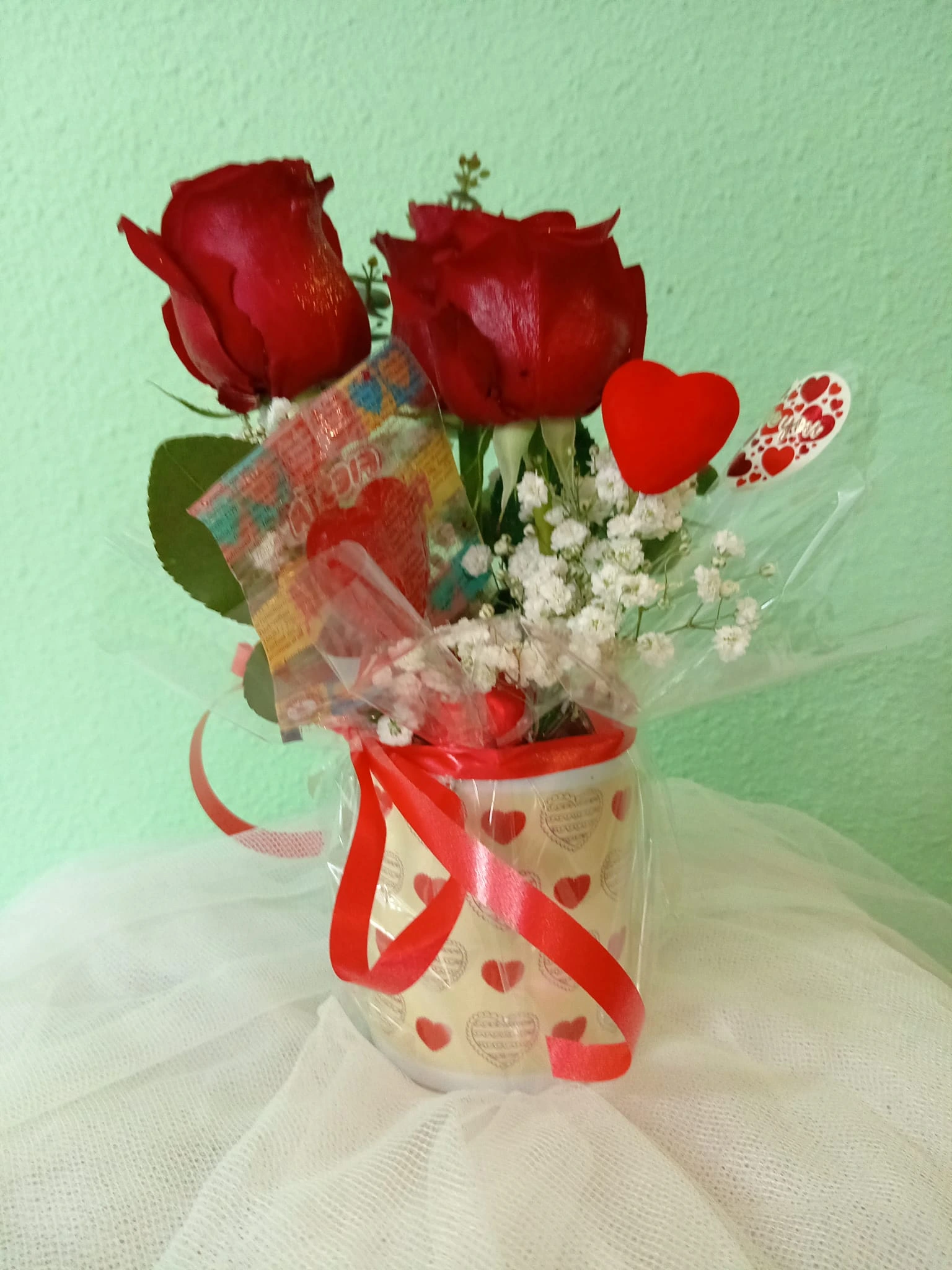 Arreglo floral de flores preservadas naturales listo para regalar